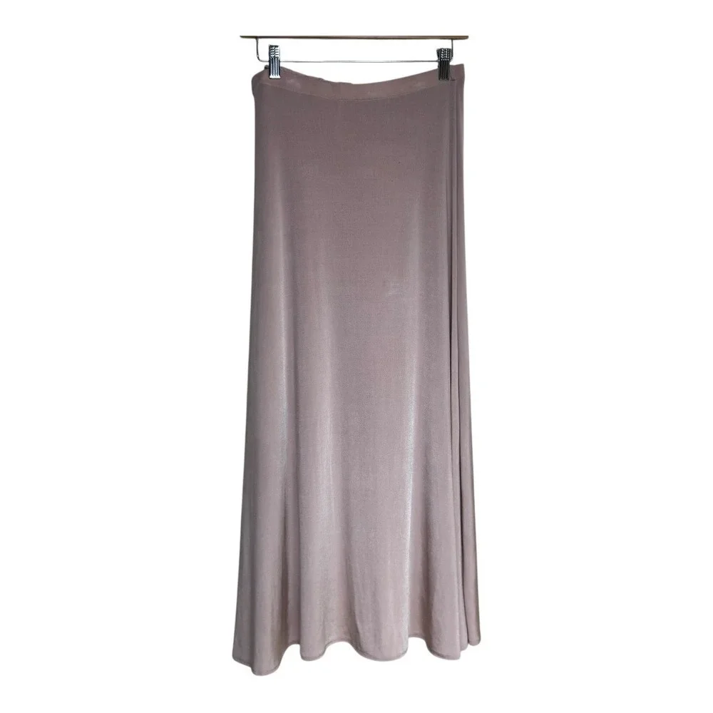 Free People Skirt Women's Small‎ S Midi Wrap Drape Faux Crossover Blush Pink - Picture 4 of 9